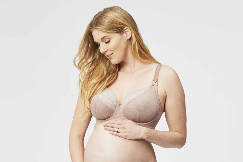 timtams flexi-wire nursing bra - taupe