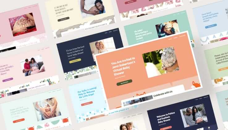virtual baby shower websites